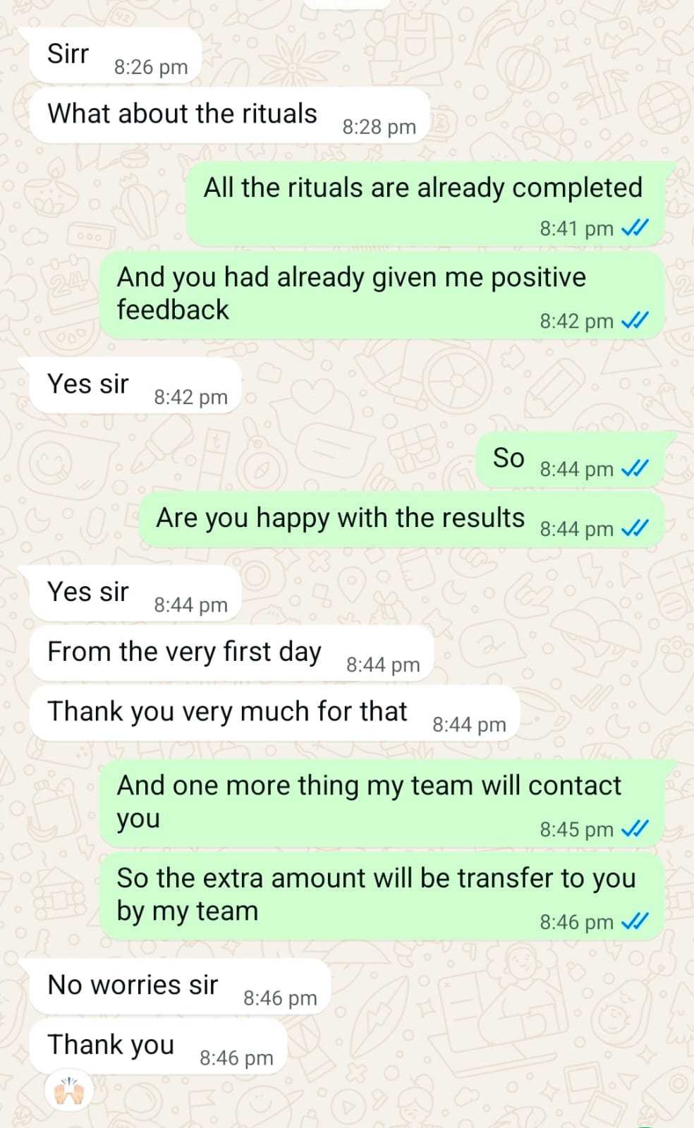 Client review screenshot 10